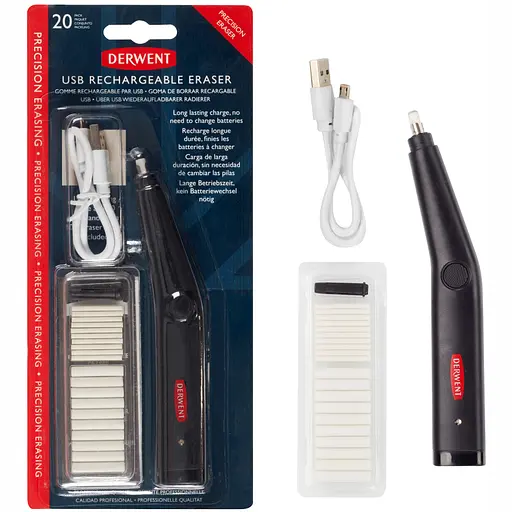 Ластик электрический Derwent с USB - фото 5