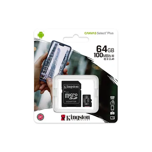 Карта памяти Kingston MicroSDXC 64 GB UHS-I A1 (класс 10) без адаптера - фото 4
