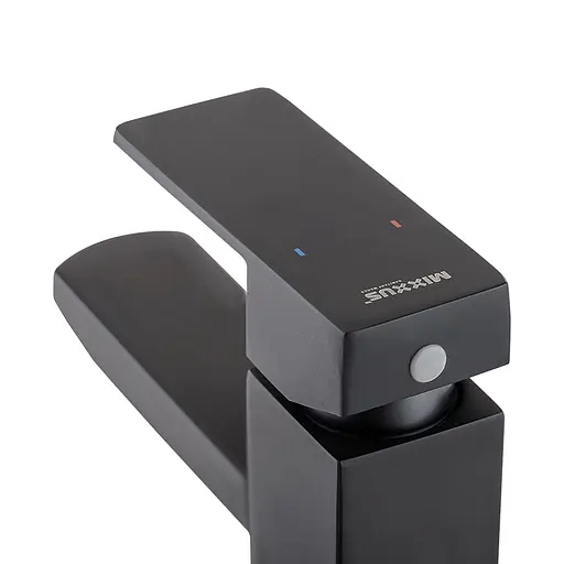 Смеситель для умывальника Mixxus KUB-001 black MI2810 Черный матовый - фото 3