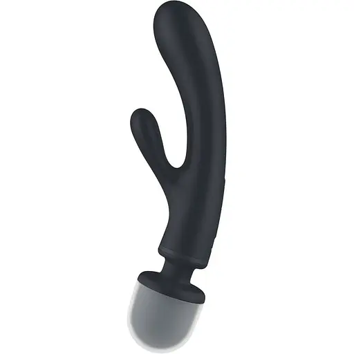 Вібратор Satisfyer Triple Lover 24 см сірий