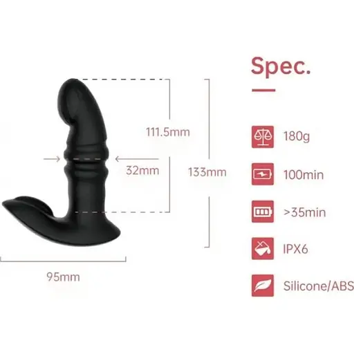 Смарт-вибратор для пар Fun Town Jive Black SO8917 (108407) - фото 5