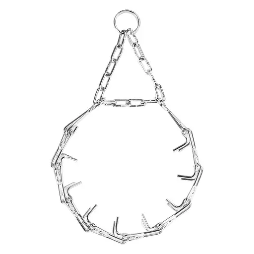 Нашийник хромований дротяний суворий малий S Ш 20 мм Дл 48 см