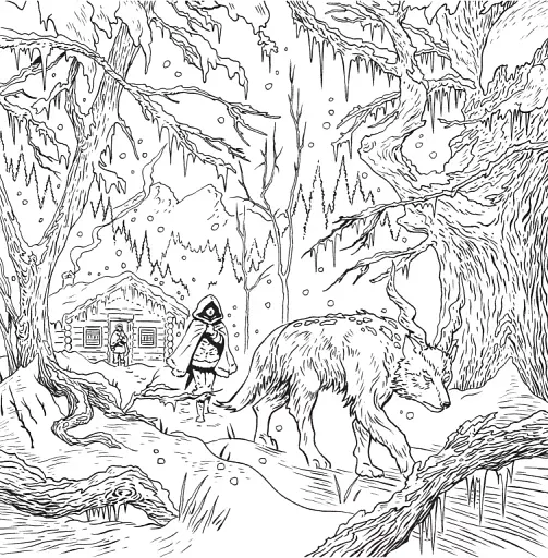 Двір шипів і троянд. Розмальовка - фото 7