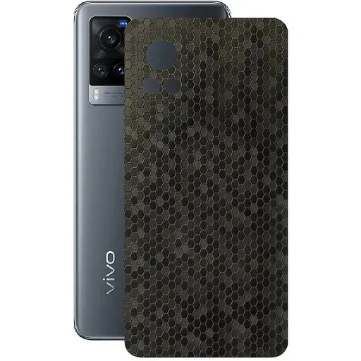 Захисна плівка StatusSKIN для Vivo X60 5G Корпус Вініл Соти чорні - фото 1