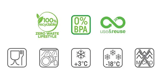 Контейнер для масла с ножом Snips, белый, 0,5л - фото 4