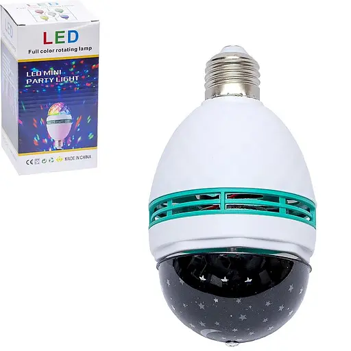 Лампа обертова Діамант, M-11, зі світловими ефектами, LED, тонована