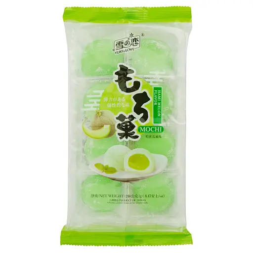 Мочи (моти) Yuki & Love со вкусом дыни Хами 240 г