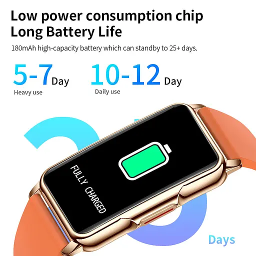 Годинник Smart Mioband Nano+ Orange, 2 ремінця - фото 3