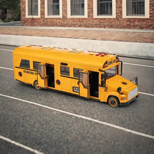 Машинка-конструктор Otamanko Автоконструктор Школьный автобус - фото 9