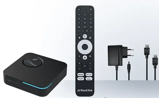 Смарт ТВ приставка Smart TV Box Android 12 RockTek GX-1 4/32GB - фото 3