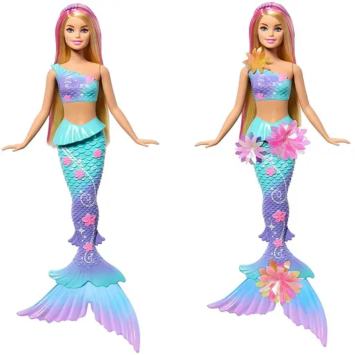 Лялька-русалонька Barbie Фантастичний світ Квіткова магія блондинка (JDM72) - фото 2