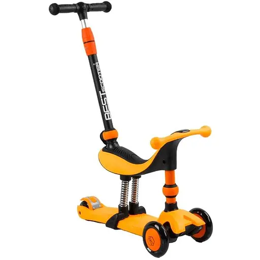 Самокат дитячий Best Scooter складаний 12 Помаранчевий 000255094