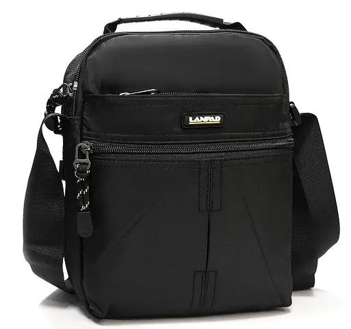 Сумка чоловіча чорна планшет Lanpad sum0028747 - фото 1