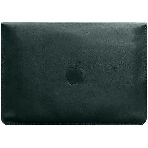 Шкіряний чохол-конверт BlankNote на магнітах для MacBook 15 дюйм Зелений - фото 1