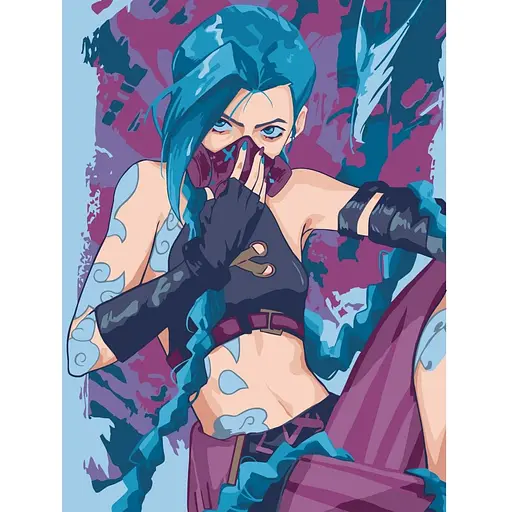 Картина по номерам Art Craft Аркейн. Джинкс 30х40 см (16172-AC) - фото 2