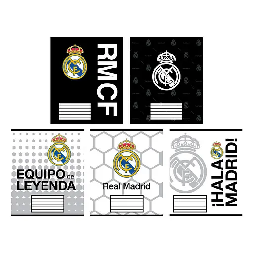 Набор тетрадей Kite FC Real Madrid 20 шт. 18 листов в линию (RL26-237) - фото 1