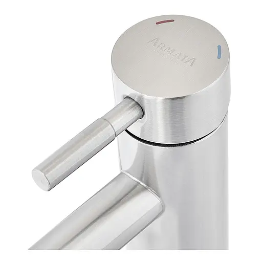 Смеситель для умывальника Armata SUS-001-B из нержавеющей стали CH6179, Нержавеющая сталь - фото 2