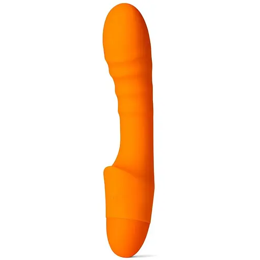 Ребристий вібратор для зони So Divine G Pash Ribbed G-Spot Vibrator Помаранчевий - фото 2