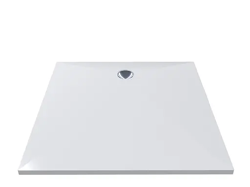 Піддон для душової кабіни Miraggio Brugge 900 з литого мармуру 902x899x26 00414201 Білий - фото 3