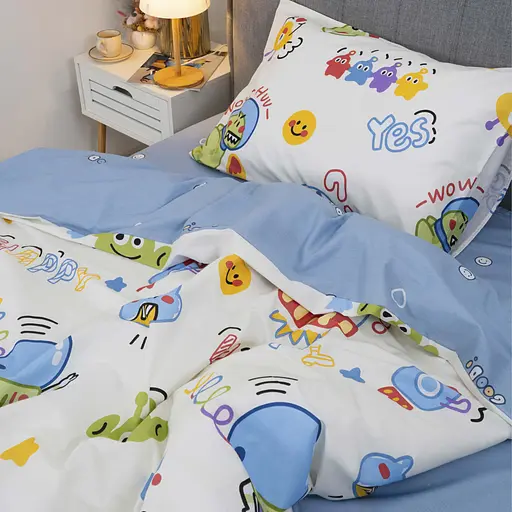 Комплект постільної білизни Viluta підлітковий сатин 7302 - фото 3