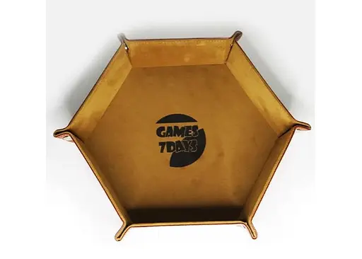 Настільна гра Games 7 Days Лоток для кубиків Hexagon dice tray - Brown (g7dhexdt03)