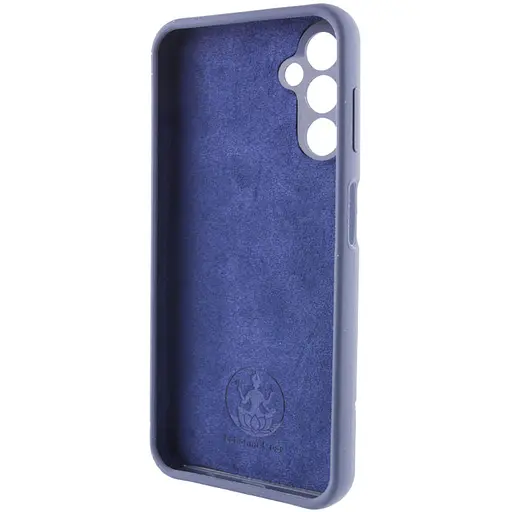 Чохол Silicone Cover Lakshmi Full Camera (AAA) для Samsung Galaxy A24 4G Темно-синій / Midnight blue - фото 4