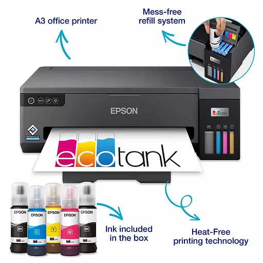 Epson Принтер ink color A3 EcoTank L11050 20_30 ppm USB Wi-Fi 4 inks - фото 3