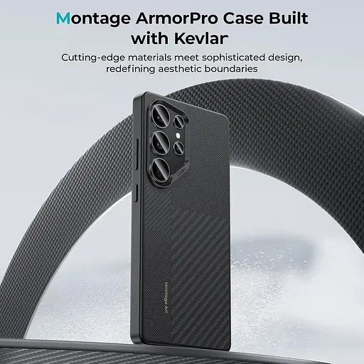 Чехол Benks Montage ArmorPro Kevlar Case 600D/1500D Magnetic для Samsung Galaxy S25 Ultra Black (6948005949181) [141724] - фото 17