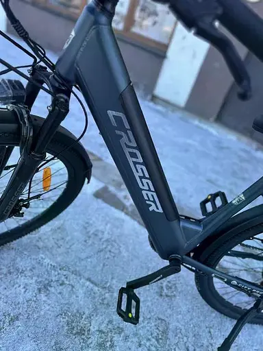Электровелосипед Crosser E-City PRO 26 (500W/ 48V/ 10.4Ah) Черный - фото 3