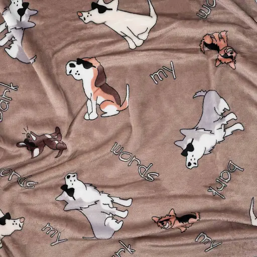 Плед Ardesto Flannel 160х200 см 100% поліестер песики в окулярах (ART0129PB) - фото 3
