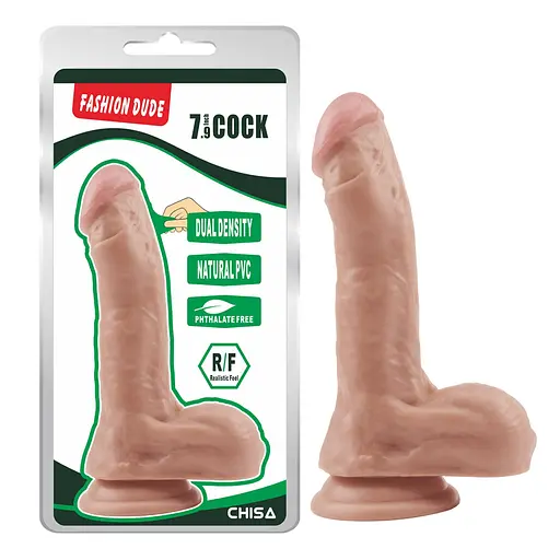 Фалоімітатор Fashion Dude 7.9 Inch Cock 20.5 см тілесний - фото 2