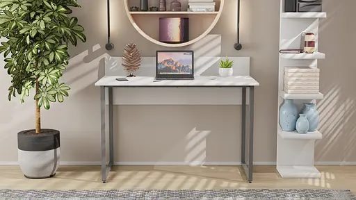 Комп'ютерний стіл Ferrum-decor Скай 75x140x70 сірий ДСП Білий 16мм (FRD-101581) - фото 5