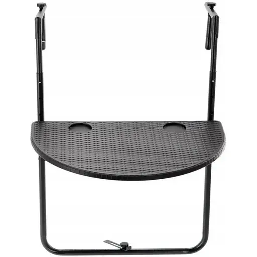 Підвісний столик Chomik Garden Line Mono балконний чорний - фото 7