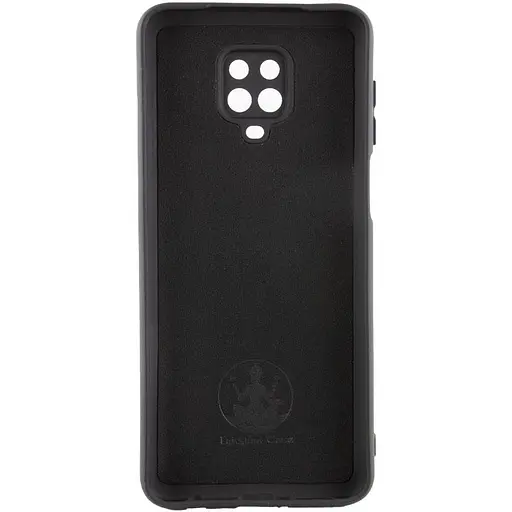 Чохол TPU GETMAN Liquid Silk Full Camera для Xiaomi Redmi Note 9s / Note 9 Pro / Note 9 Pro Max Чорний / Black - фото 2