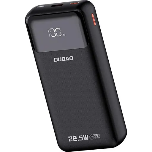Павербанк Dudao Black 20 000 mAh / 22.5 Вт (6977196682430) - фото 3