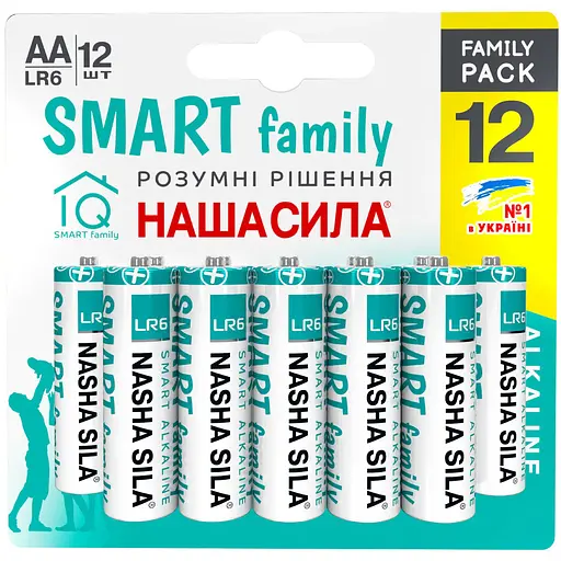 Батарейки Наша сила Smart AA (LR6) 12 шт. - фото 1