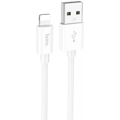 Кабель Hoco X87 Magic silicone charging data cable for Lightning Білий