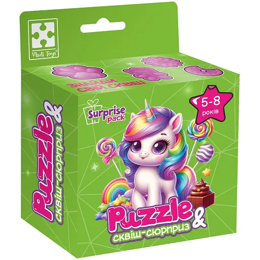 Пазли з сюрпризом Vladi Toys Єдиноріжка 2 (VT8030-02) - фото 1