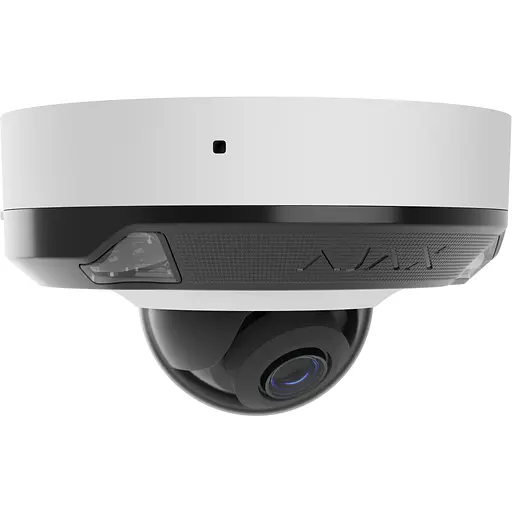 IP-камера Ajax дротова DomeCam Mini HL white, 5мп, 4мм, гібридне підсвічування IR 35м, білий Led 50м, Poe, True WDR, IP 65, ІЧ 30м, аудіо, кут огляду 75° до 85°, міні купольна - фото 4