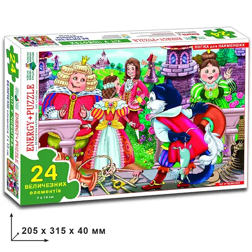 Дитячі пазли Кіт у чоботях 82135 на 24 елемента