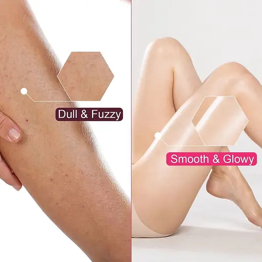 Жіноча акумуляторна бритва Daling DL-6049 4 в 1 триммер для брів бікіні 3Вт 600 мАг Білий/Рожевий - фото 3