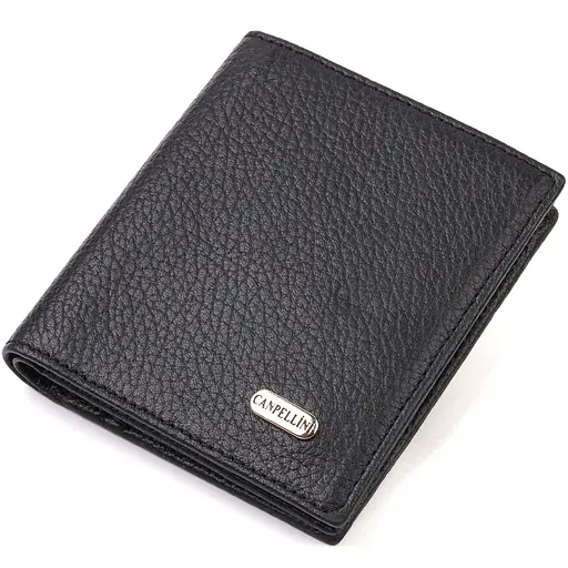 Мужской кожаный кошелек Canpellini 9.5х10.2х1 см acs0025714 - фото 1