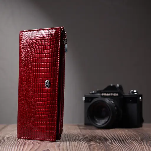 Жіночий шкіряний гаманець ST Leather 19х9х1.5 см acs0029429 - фото 9