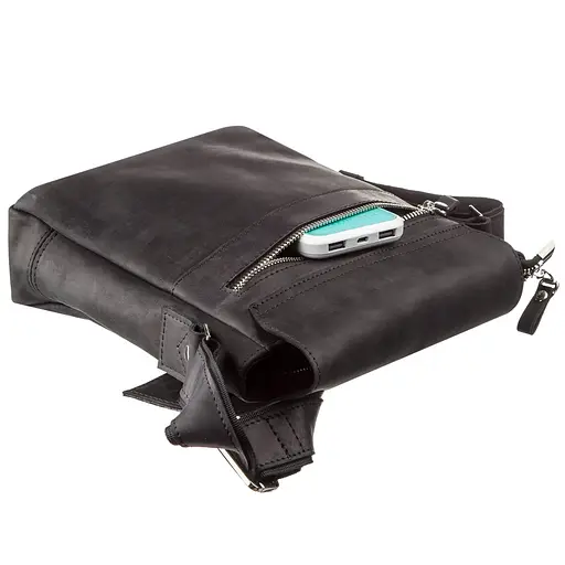 Сумка кожаная мужская SHVIGEL 22,5х23х5 см sum0012473 - фото 5