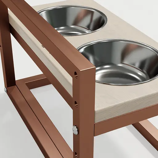 Hollky Flex S — миски на регульованій підставці для маленьких собак (2 × 0.450 л) - фото 8