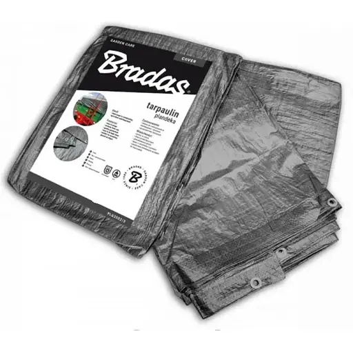 Тент високої міцності Bradas GRAY 200 г/м² 10x10 м PLG20010/10 - фото 1