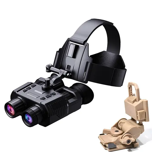 Повний комплект окуляри нічного бачення ПНБ NV8000 + зелене пластикове кріплення на шолом L4G24 (100855-991)