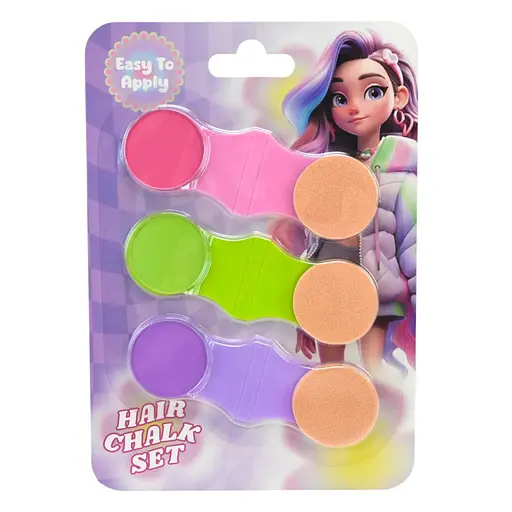 Дитяча косметика "Крейда для волосся" UKR2411, 3 кольори - фото 2