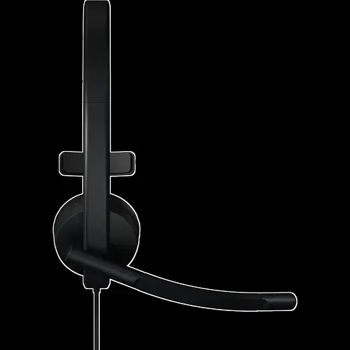 Гарнітура Logitech H570e Corded Mono BLACK-USB-C (981-001427) (7095237) - фото 4