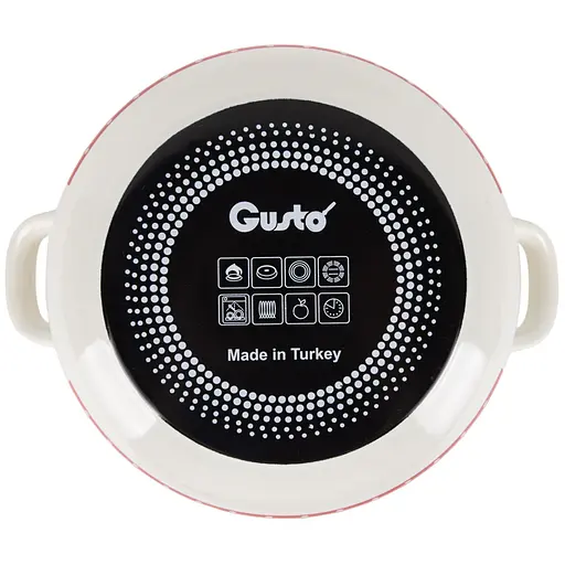 Кастрюля Gusto GT-T-124-S Пряности 24 см 5.7 л (87709) - фото 4